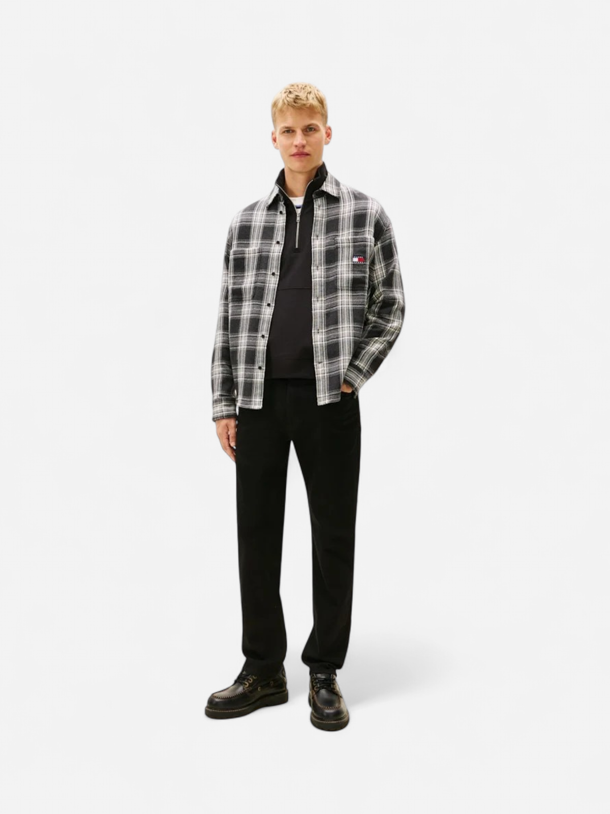 Tommy Jeans miesten farkut RYAN SLIM STRAIGHT JEANS DI4187, musta - Kekäle.fi