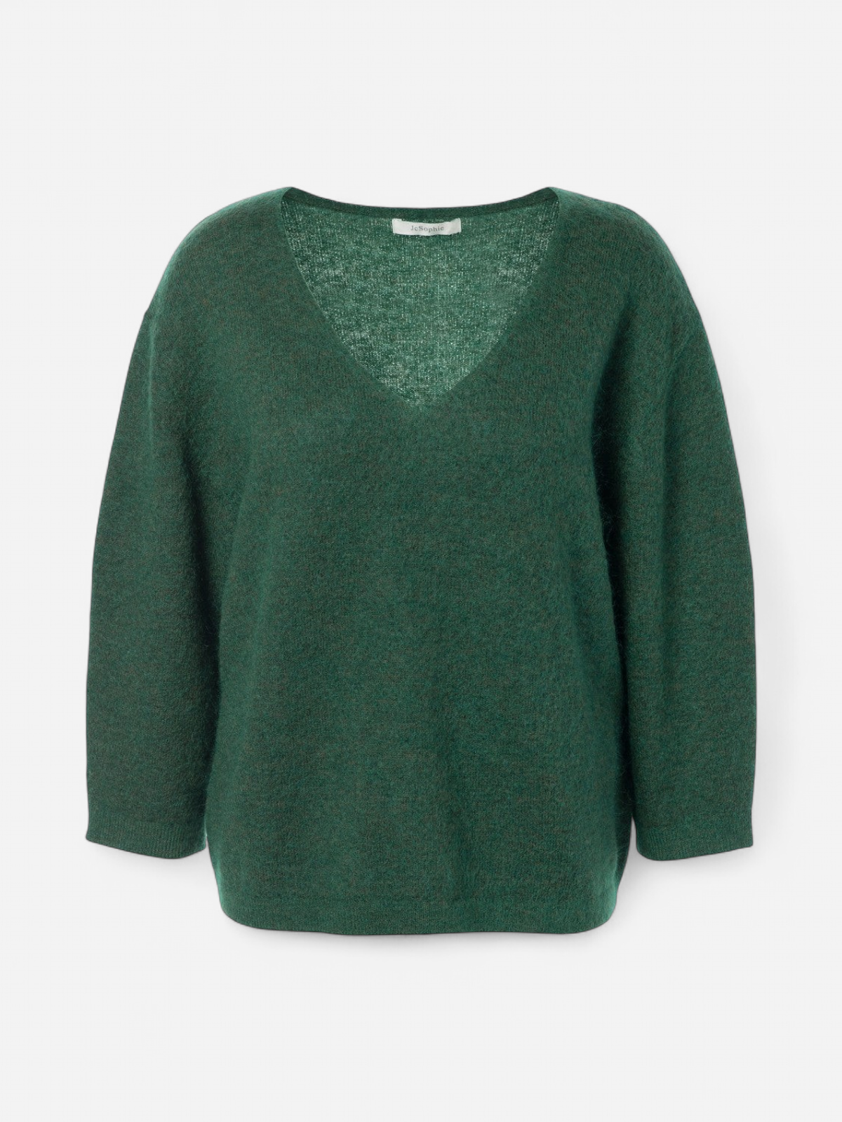 JcSophie naisten neulepusero Rydel Knit, tummanvihreä - Kekäle.fi