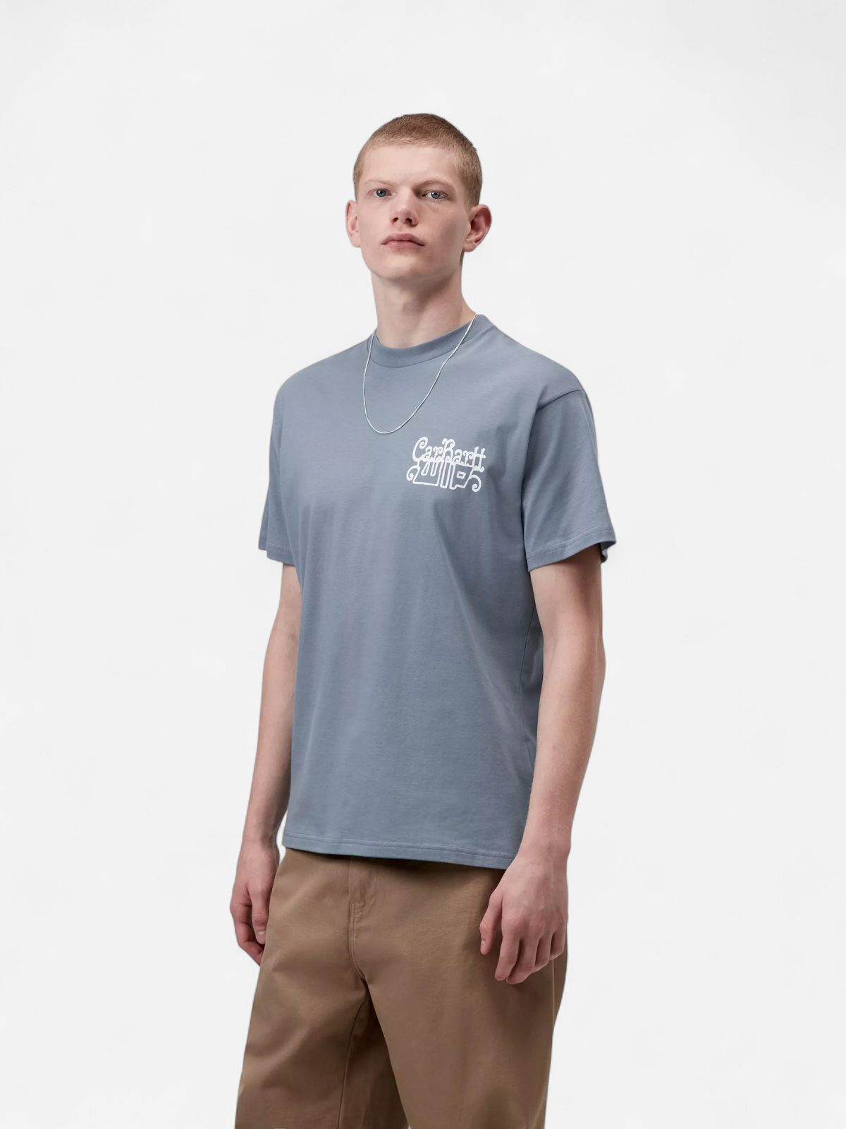 S/S Formidable T-Shirt Organic Cotton VAALEANSININEN - Kekäle.fi
