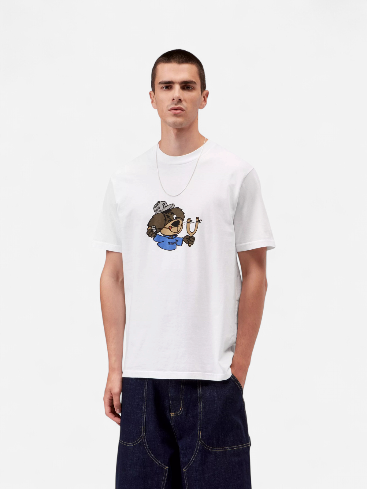 S/S Slingshot T-Shirt VALKOINEN - Kekäle.fi