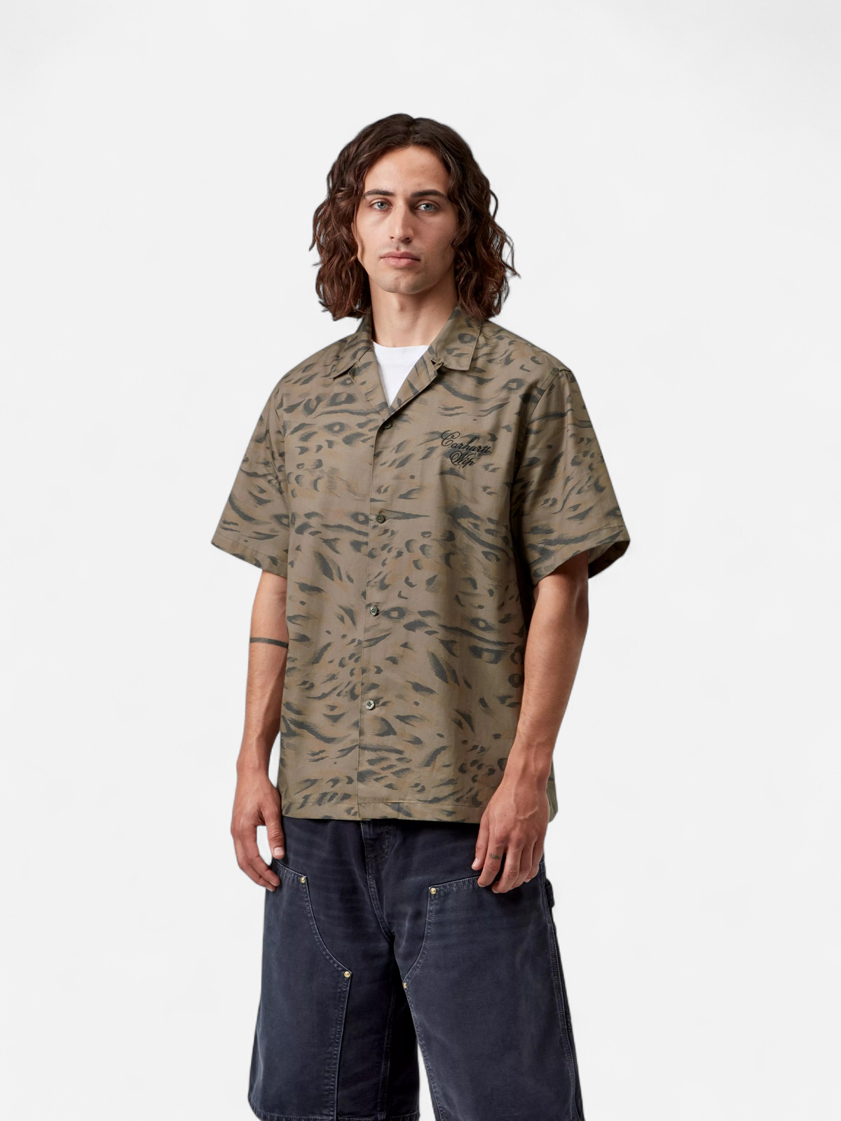 S/S Travon Shirt Tencel Cotton Twill KUOSI, VIHREÄ - Kekäle.fi