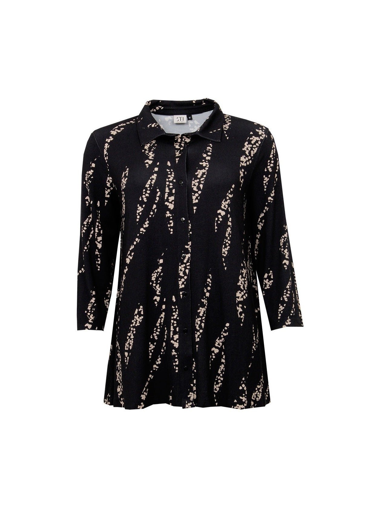 s-t-i-naisten-paitapusero-ferre-tricot-musta-kuosi-1