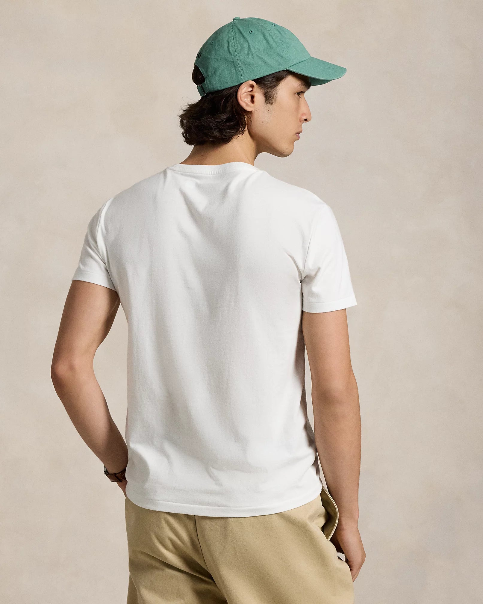 Polo Ralph Lauren Miesten T-Paita, SHORT SLEEVE-T-SHIRT NOS Valkoinen