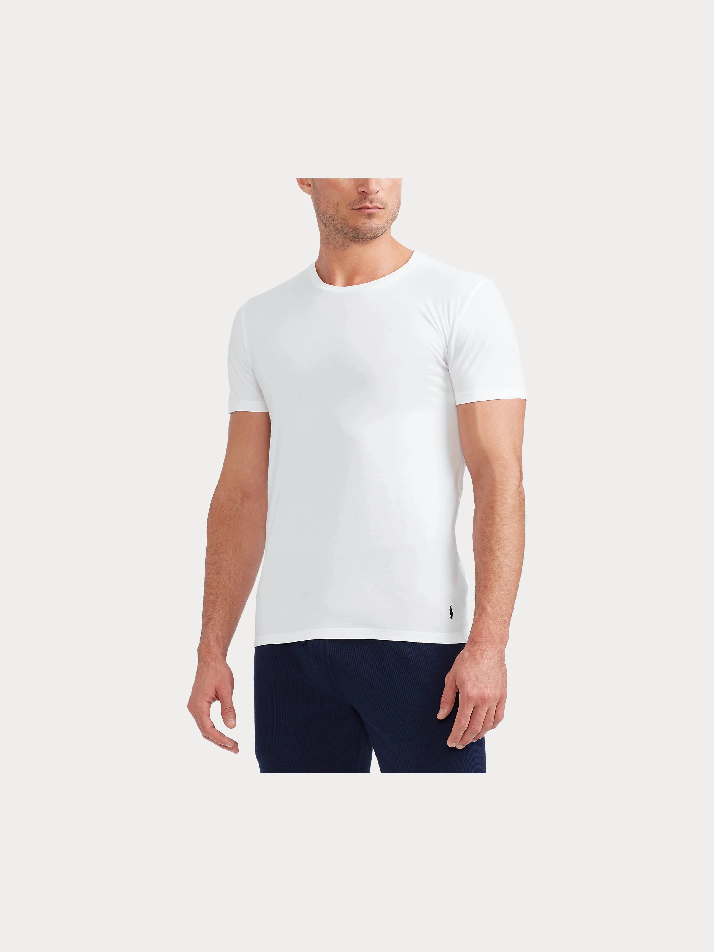 Polo Ralph Lauren Miesten T-Paita, ONEPACK CREW  Valkoinen