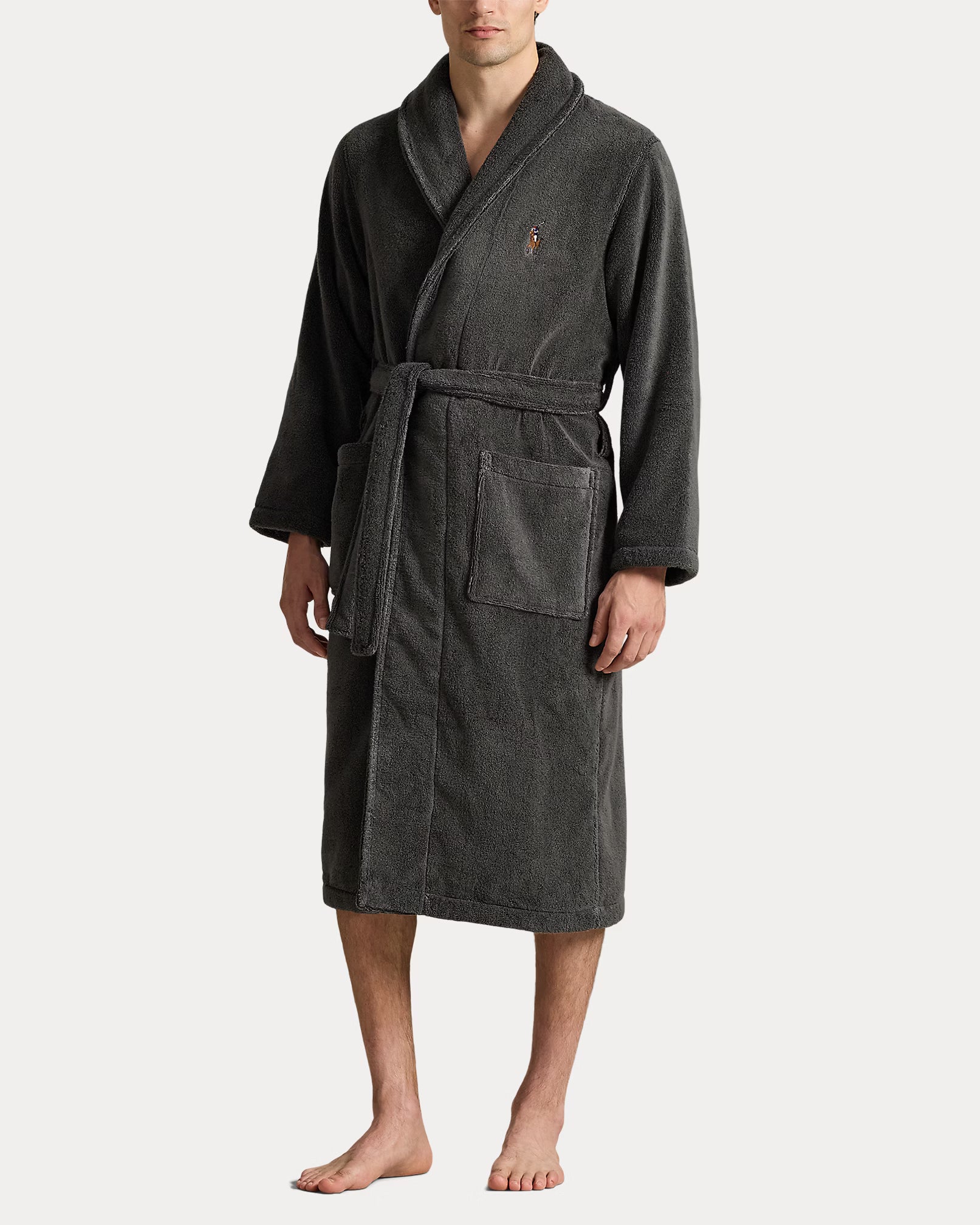 Polo Ralph Lauren miesten kylpytakki Lounge Robe, harmaa