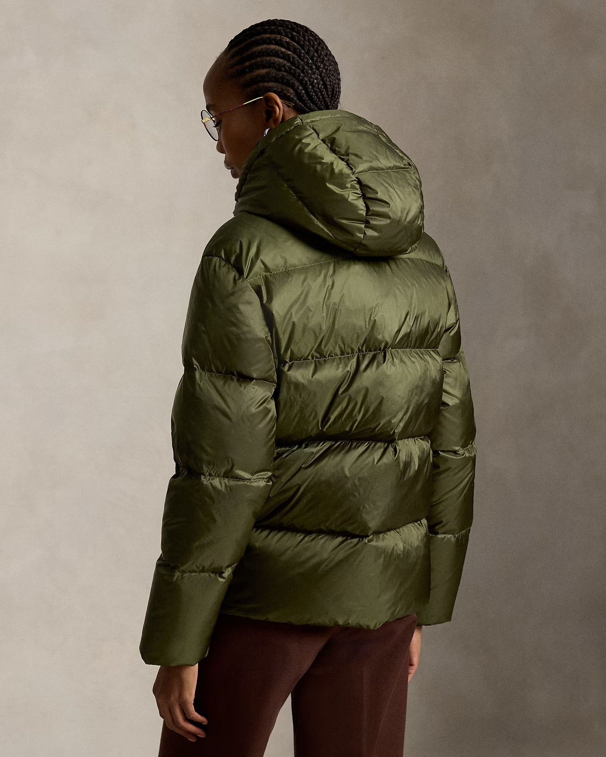 Polo Ralph Lauren naisten untuvatakki Crly Insulated, tummanvihreä
