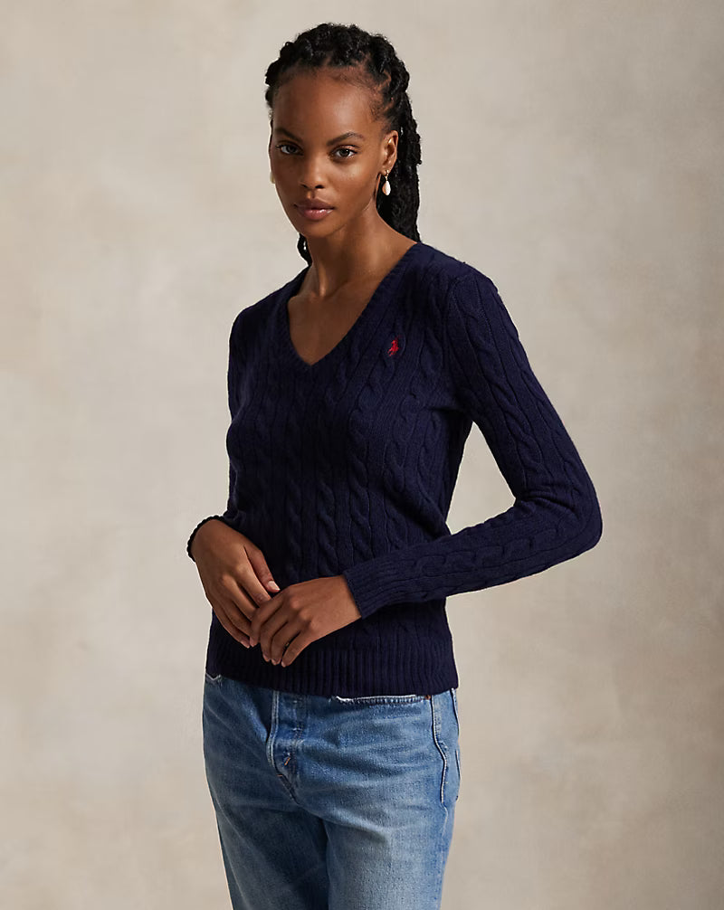 Polo Ralph Lauren naisten neulepusero Kimberly, tummansininen