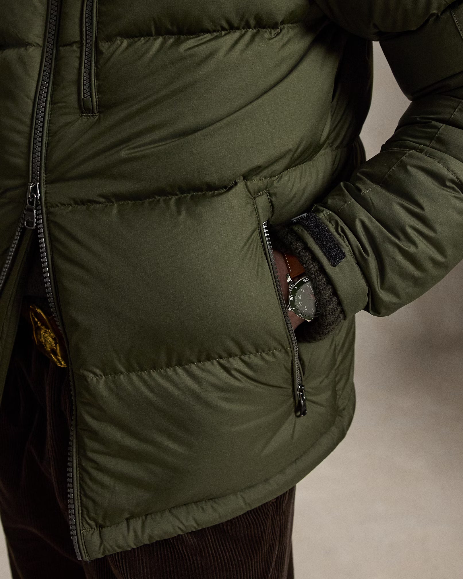 Polo Ralph Lauren miesten untuvatakki Gorham Down Jacket, tummanvihreä