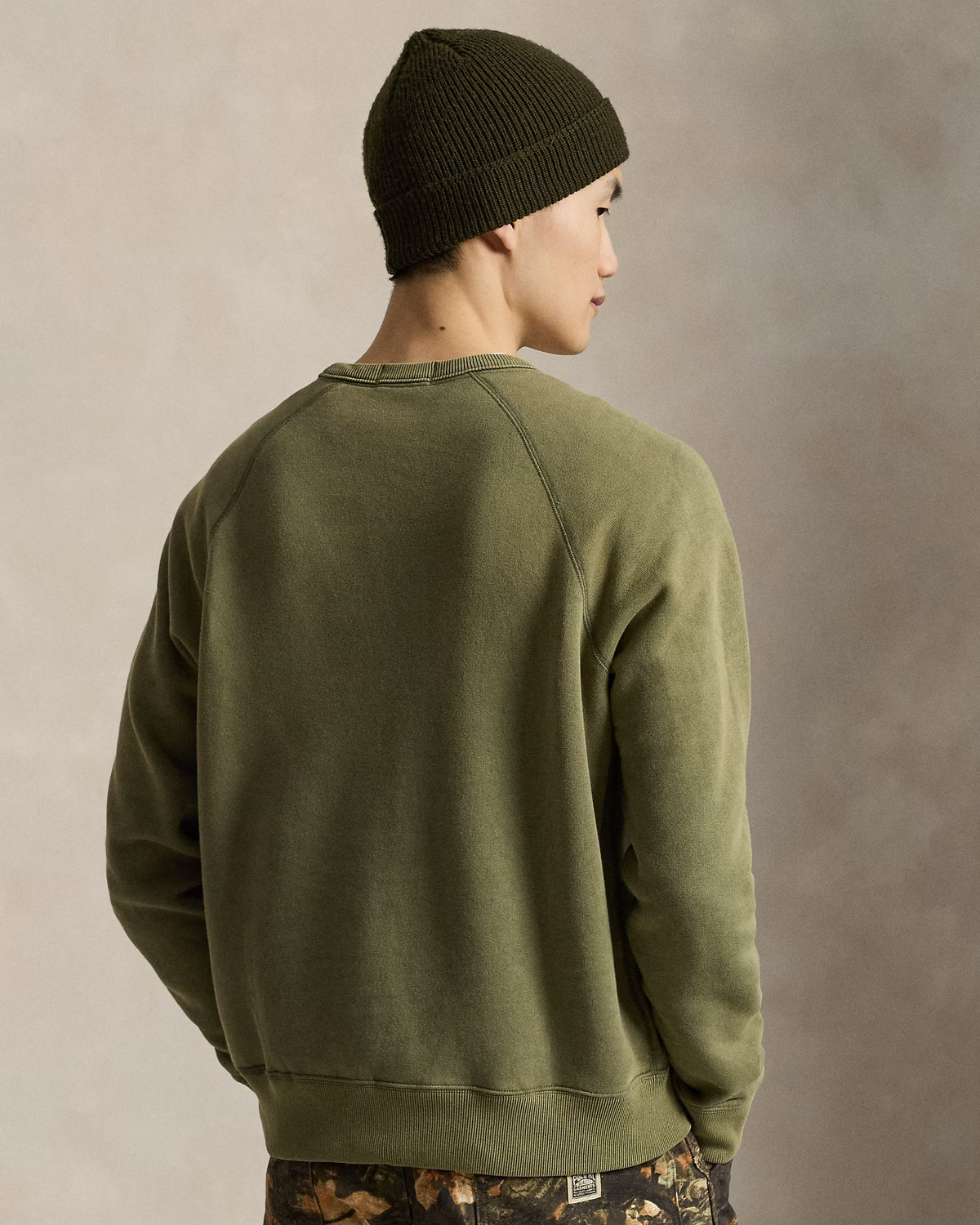Polo Ralph Lauren miesten collegepaita Polo Bear Fleece Sweatshirt, Cruise Olive