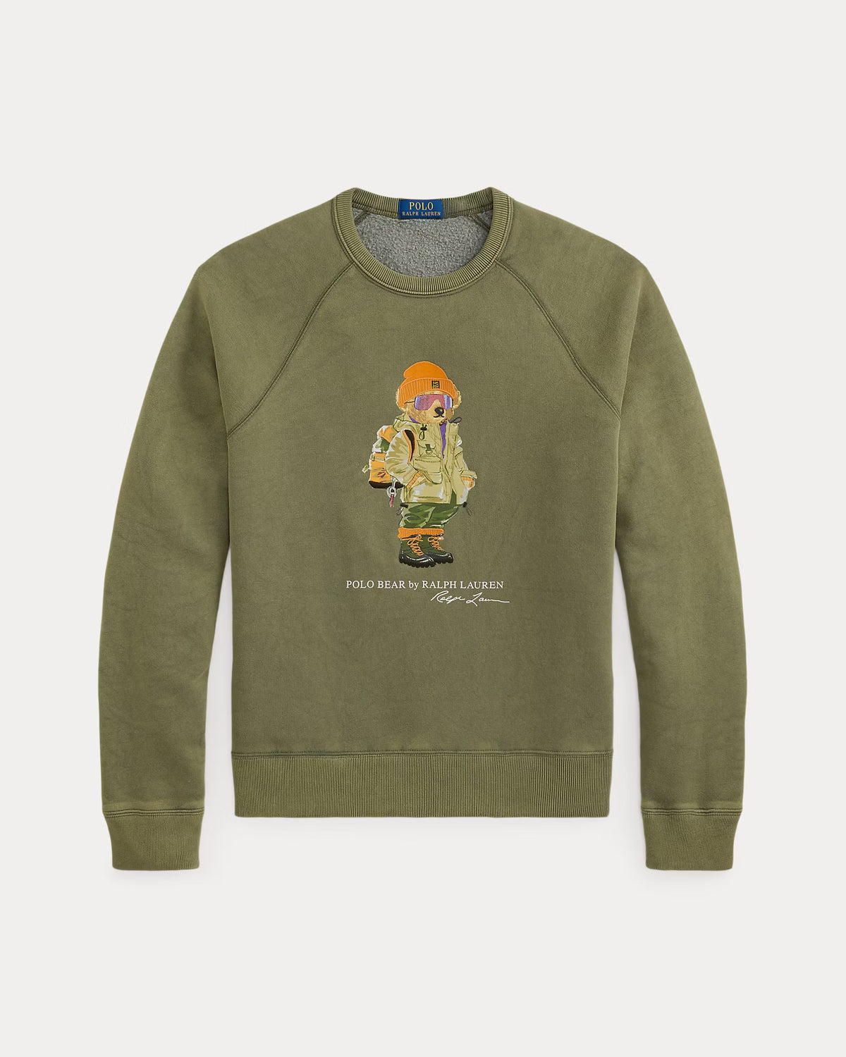 Polo Ralph Lauren miesten collegepaita Polo Bear Fleece Sweatshirt, Cruise Olive