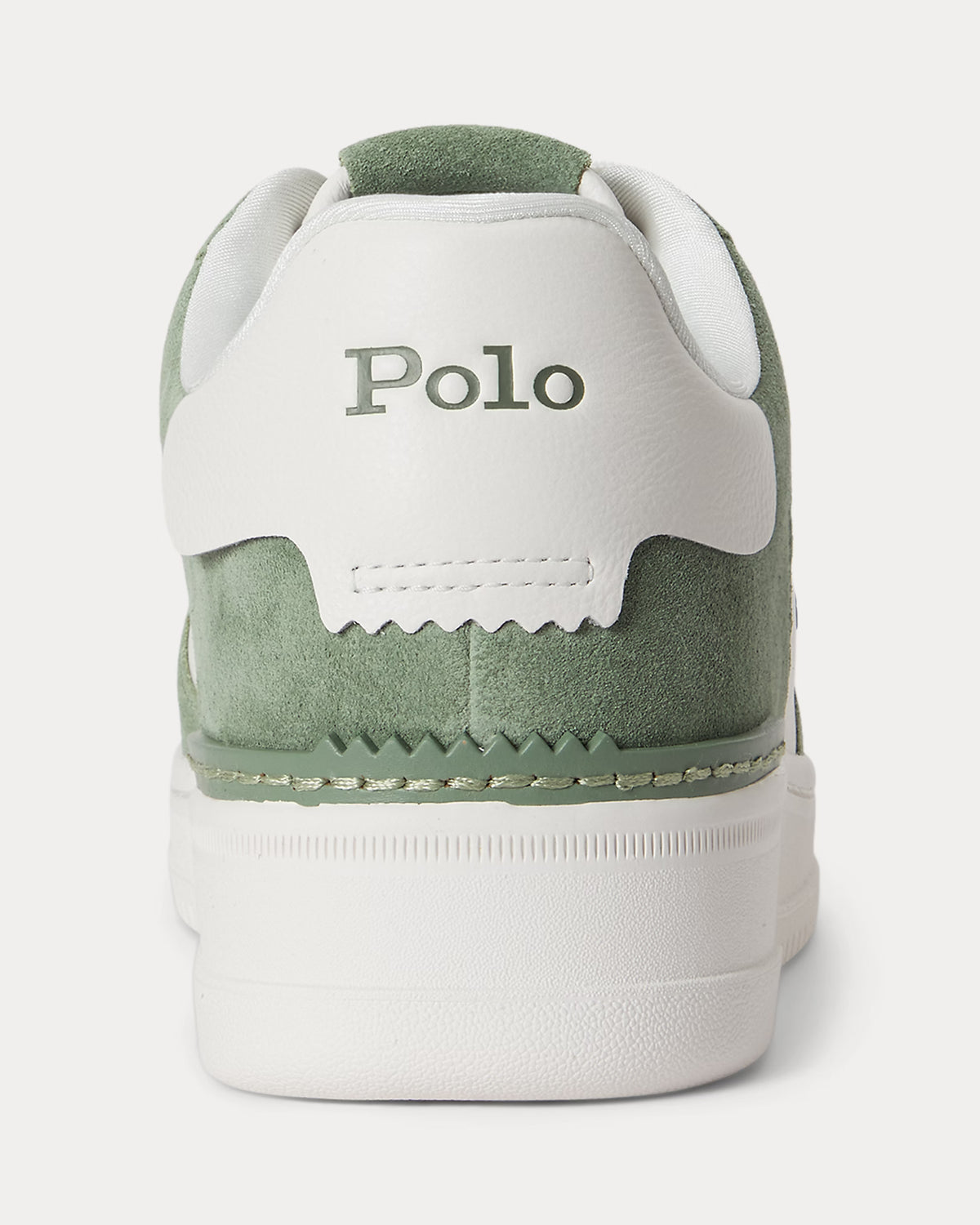 Polo Ralph Lauren miesten lenkkarit  Masters Court Leather-Suede Trainer, Deckwash White/Cargo Green