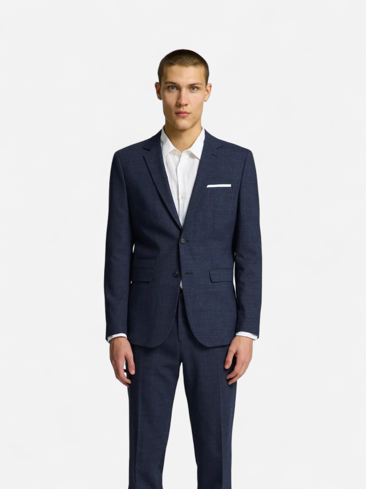 Selected bleiseri, OASIS LINEN Dark Navy - Kekäle.fi