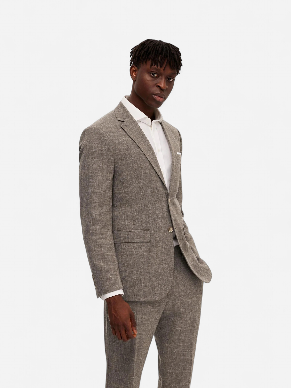 Selected bleiseri, OASIS LINEN Keskiruskea - Kekäle.fi