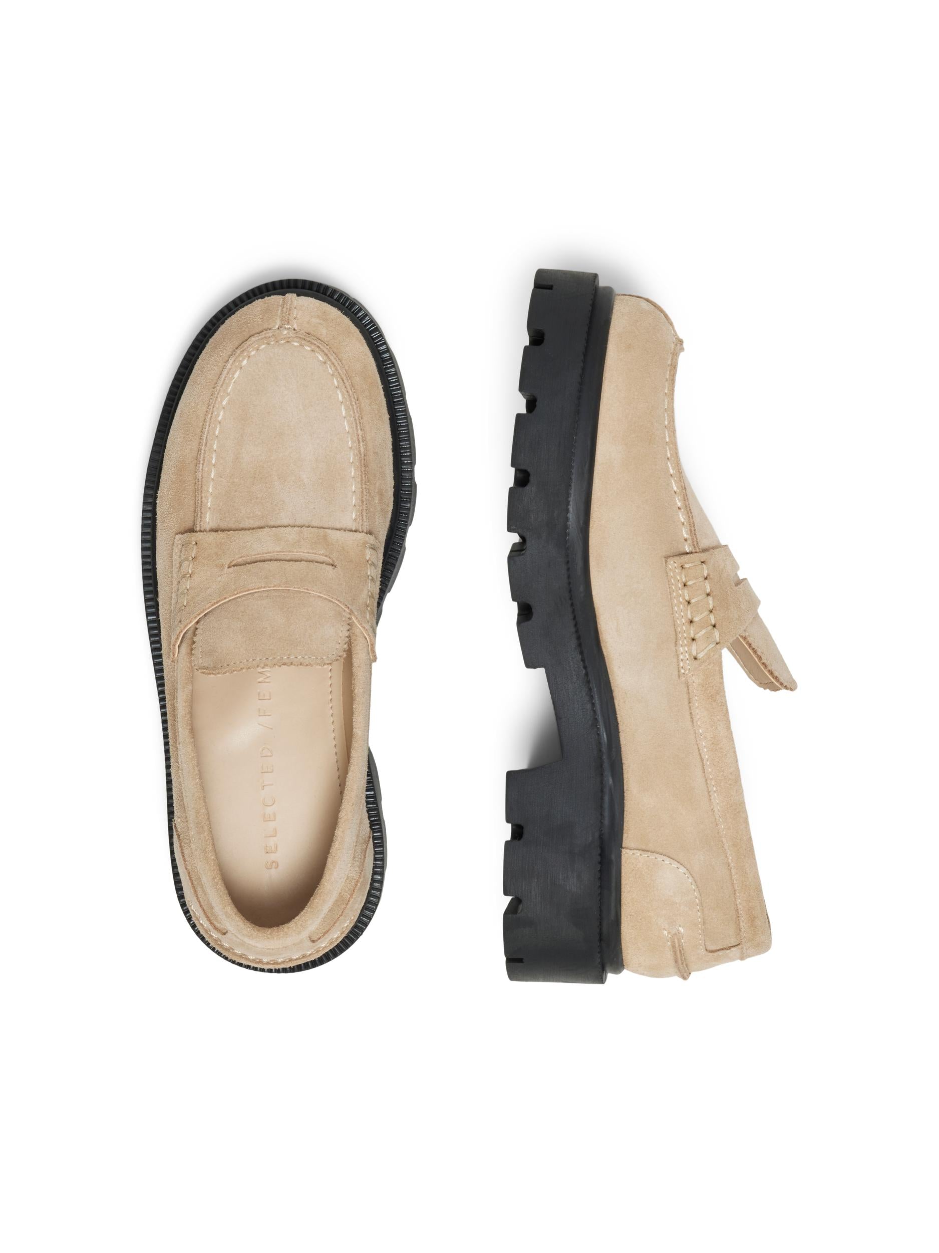 selected-femme-kengat-slfemma-suede-penny-loafer-vaalea-beige-3