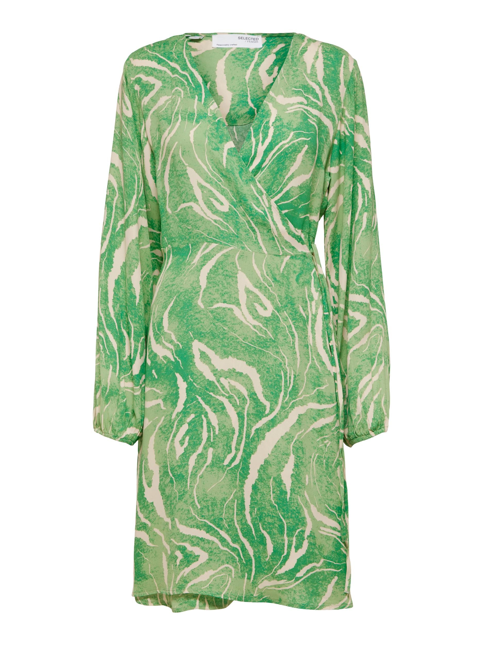 selected-femme-mekko-slffiola-ls-aop-shirt-dress-vihrea-kuosi-1