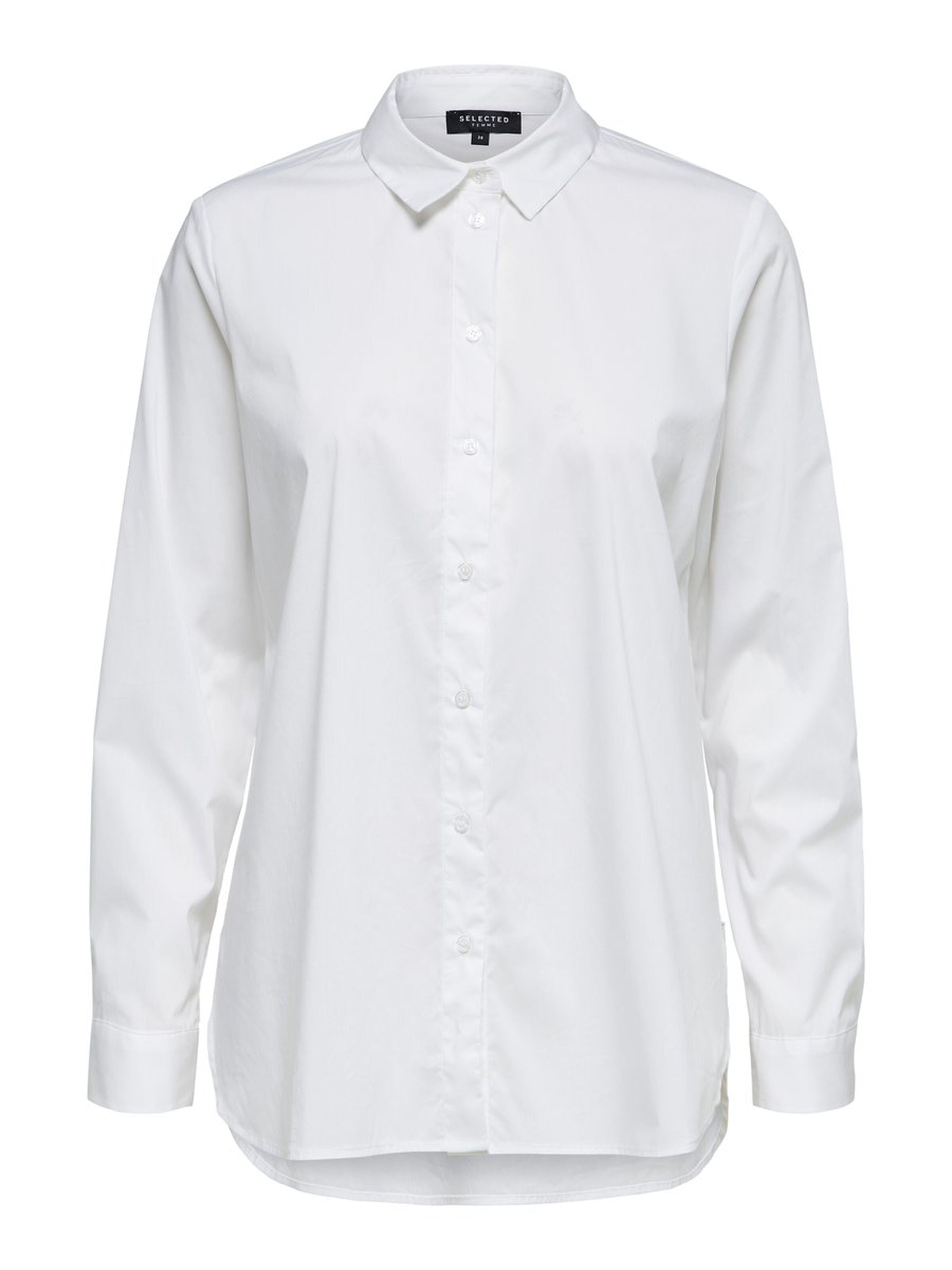 selected-femme-naisten-kauluspaita-slfori-ls-side-zip-shirt-valkoinen-5