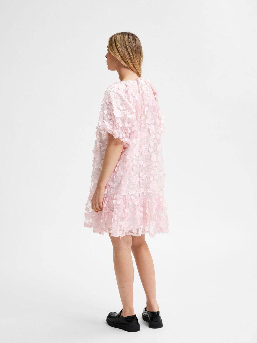 selected-femme-naisten-mekko-slfalberta-2-4-dress-vaaleanpunainen-2