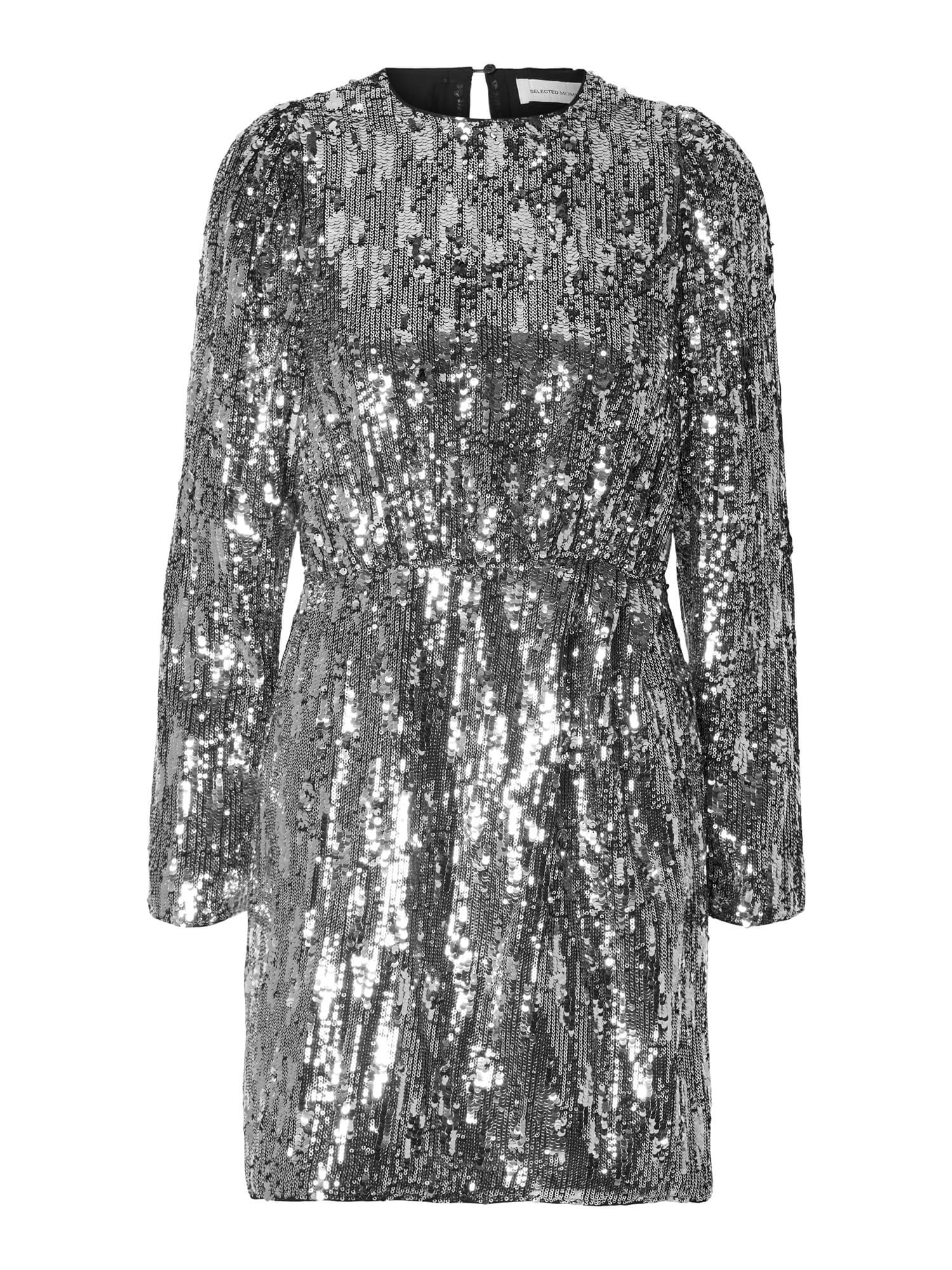 selected-femme-naisten-mekko-slfari-colyn-ls-short-sequins-dress-b-hopeanharmaa-3