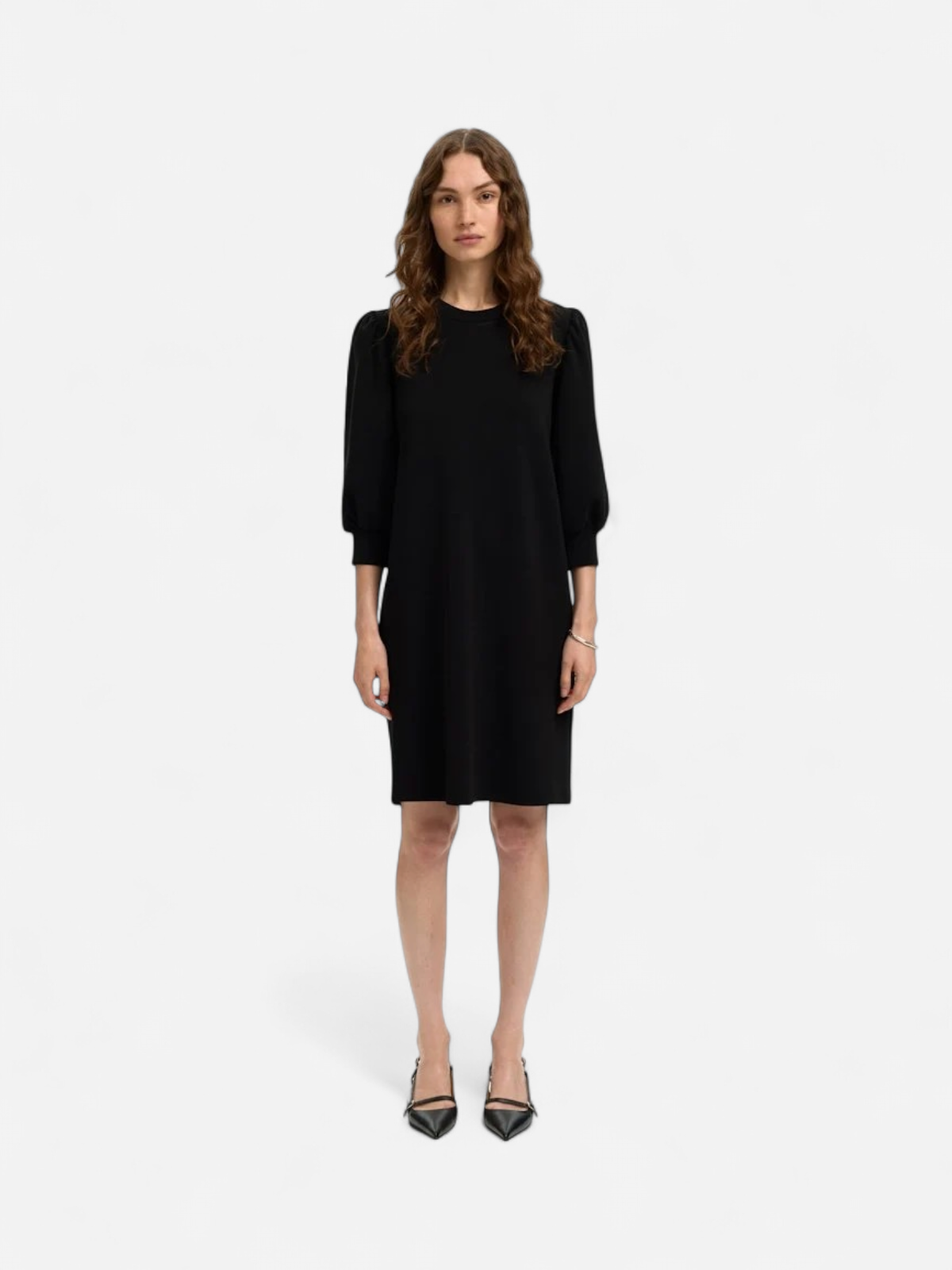 Selected Femme naisten mekko, SLFTenny Sweat Dress, Musta - Kekäle.fi