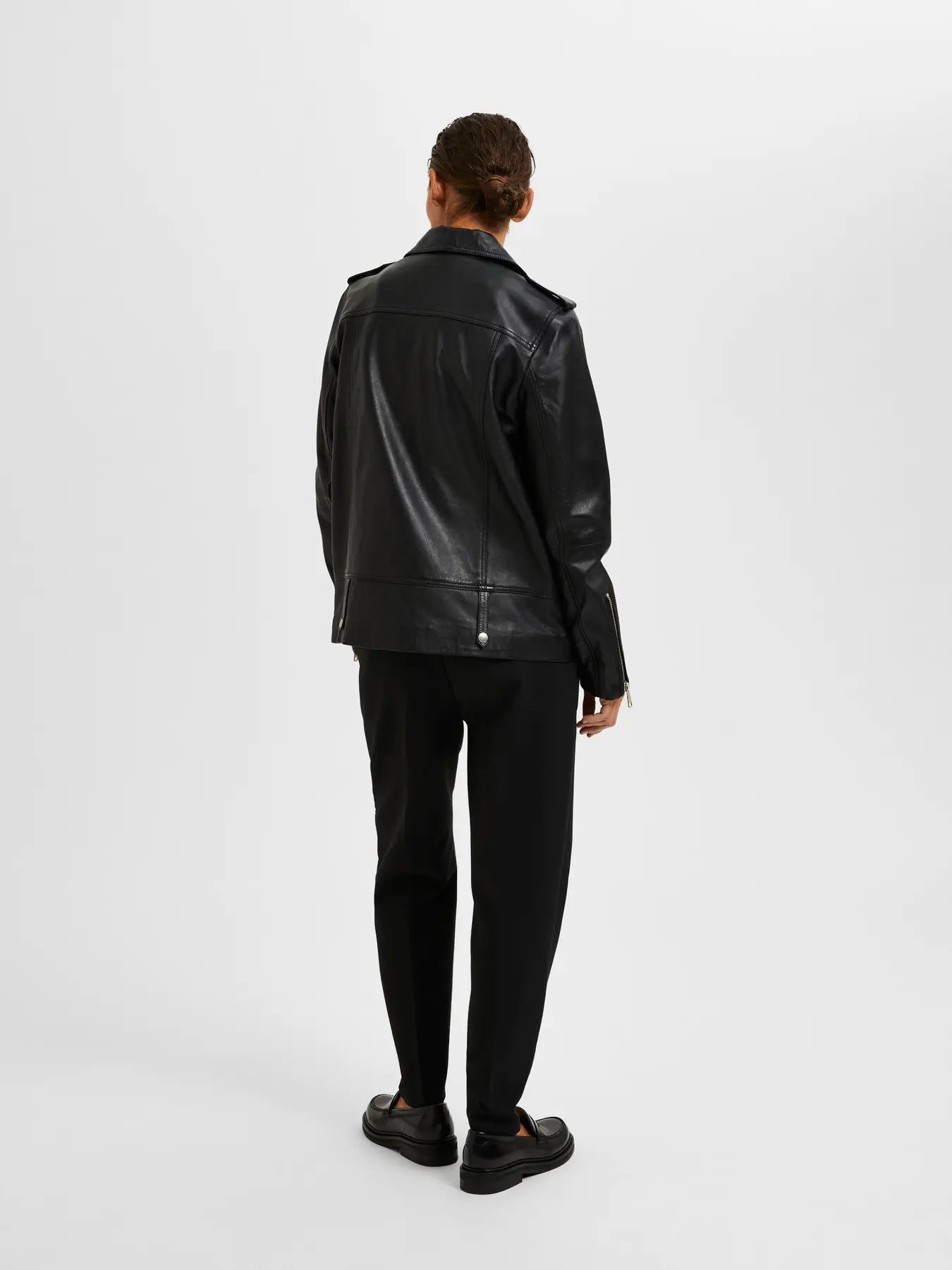 selected-femme-naisten-nahkatakki-slfmadison-leather-jacket-noos-black-2