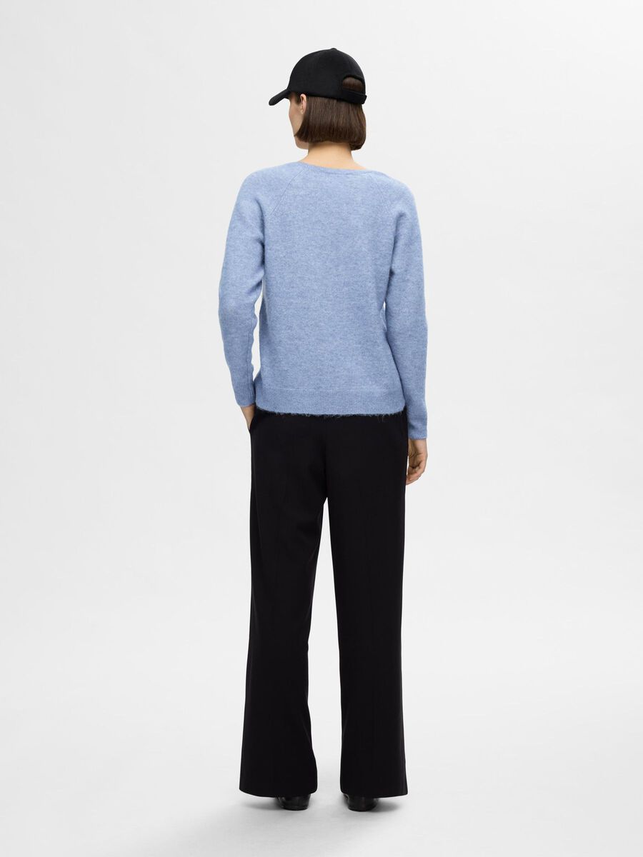 selected-femme-naisten-neule-slflulu-new-ls-knit-v-neck-b-noos-vaaleansininen-2