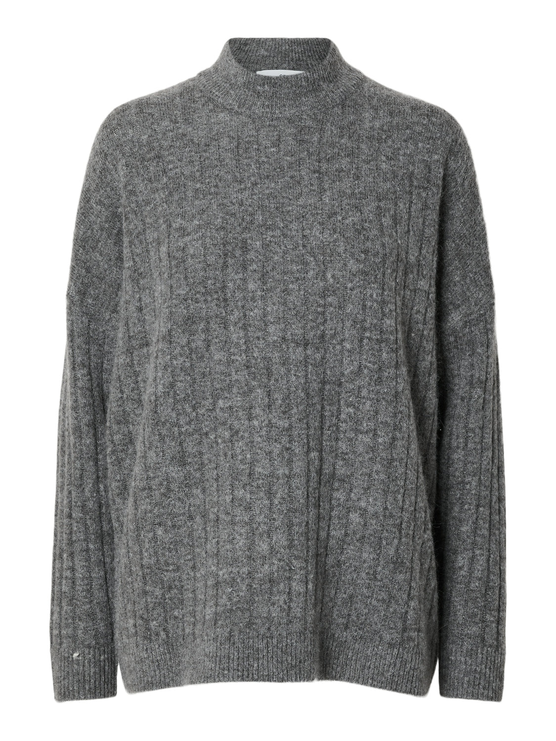 selected-femme-naisten-neule-slfmaline-ls-knit-high-neck-grafiitti-2
