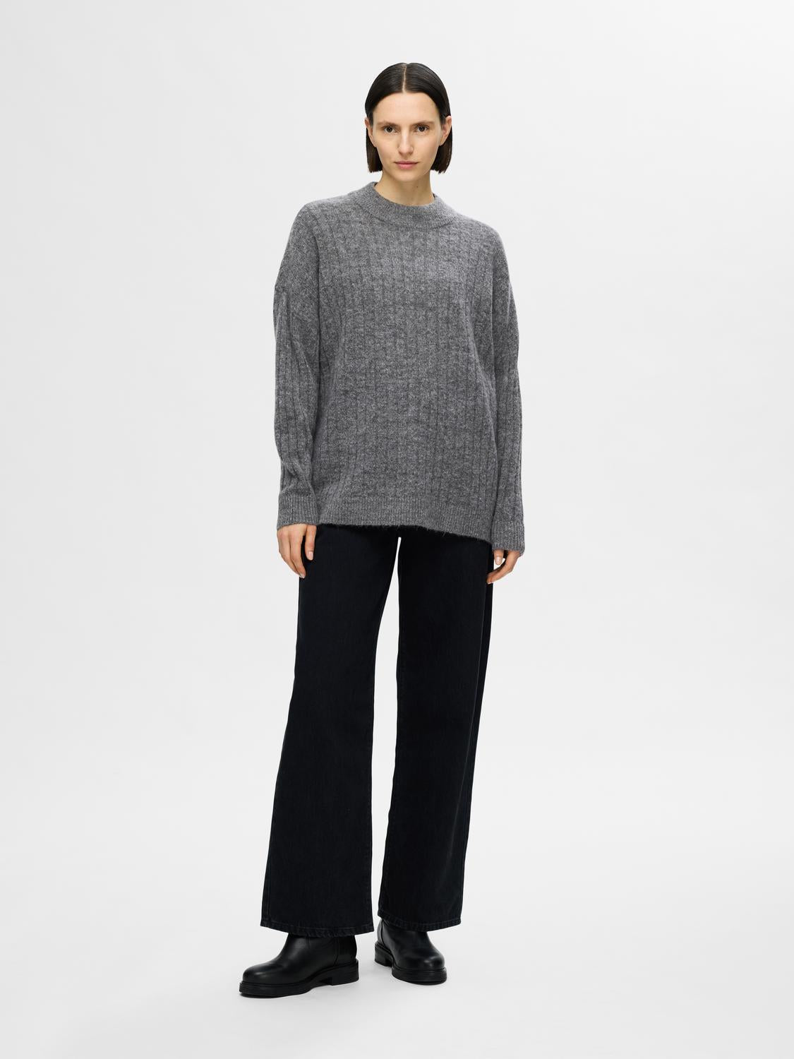 selected-femme-naisten-neule-slfmaline-ls-knit-high-neck-grafiitti-5