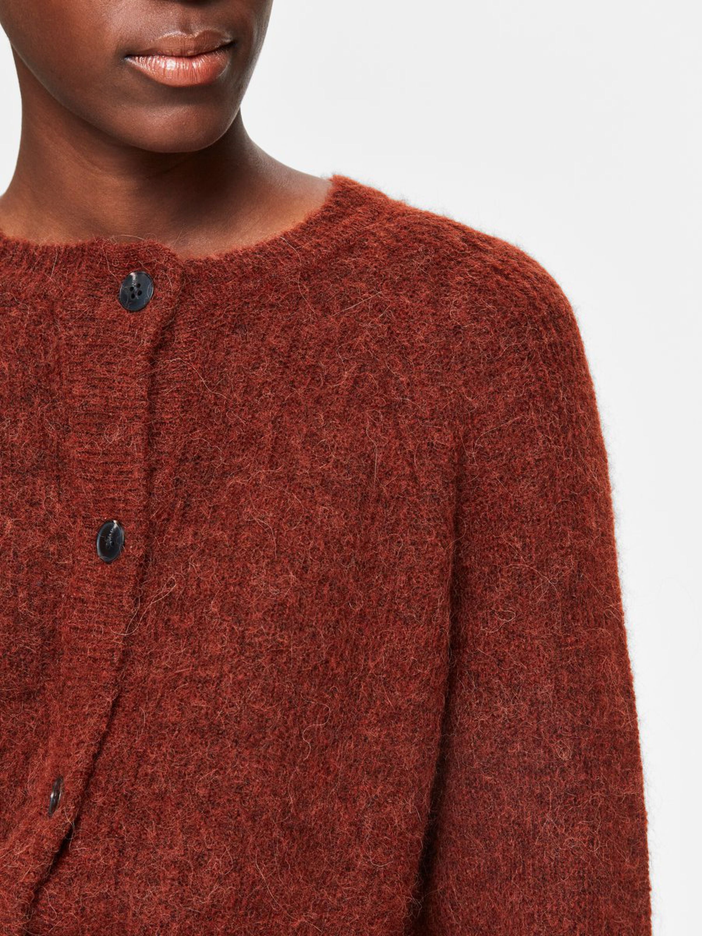 selected-femme-naisten-neuletakki-lulu-ls-knit-short-cardigan-poltettu-oranssi-4