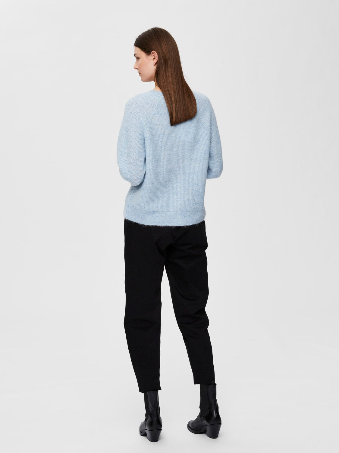 selected-femme-naisten-neuletakki-lulu-ls-knit-short-cardigan-vaaleansininen-2