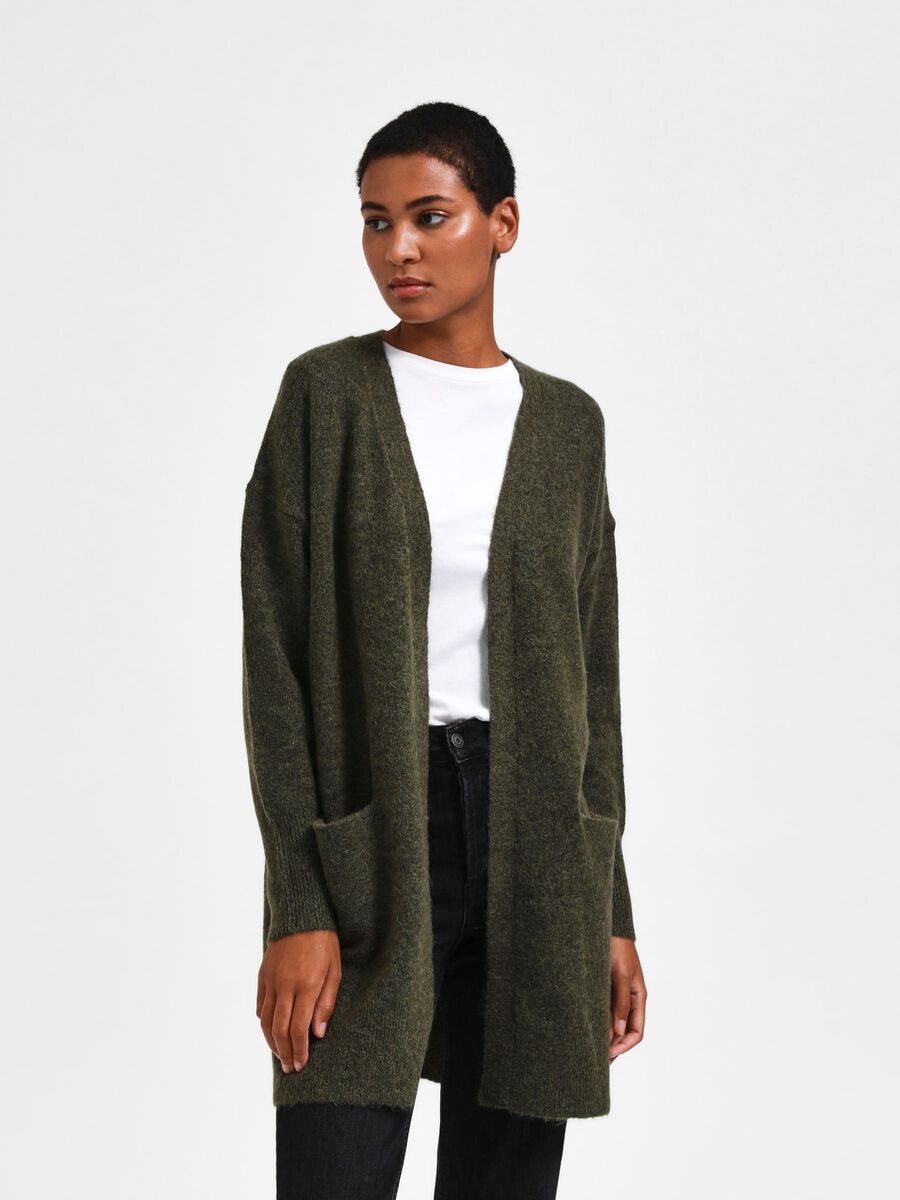 selected-femme-naisten-neuletakki-lulu-new-knit-long-cardigan-armeijanvihrea-1