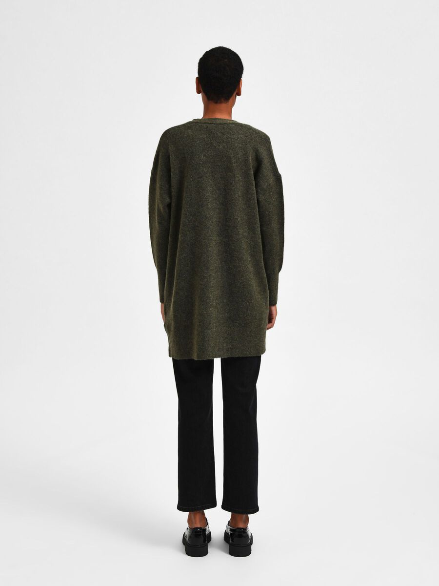 selected-femme-naisten-neuletakki-lulu-new-knit-long-cardigan-armeijanvihrea-2