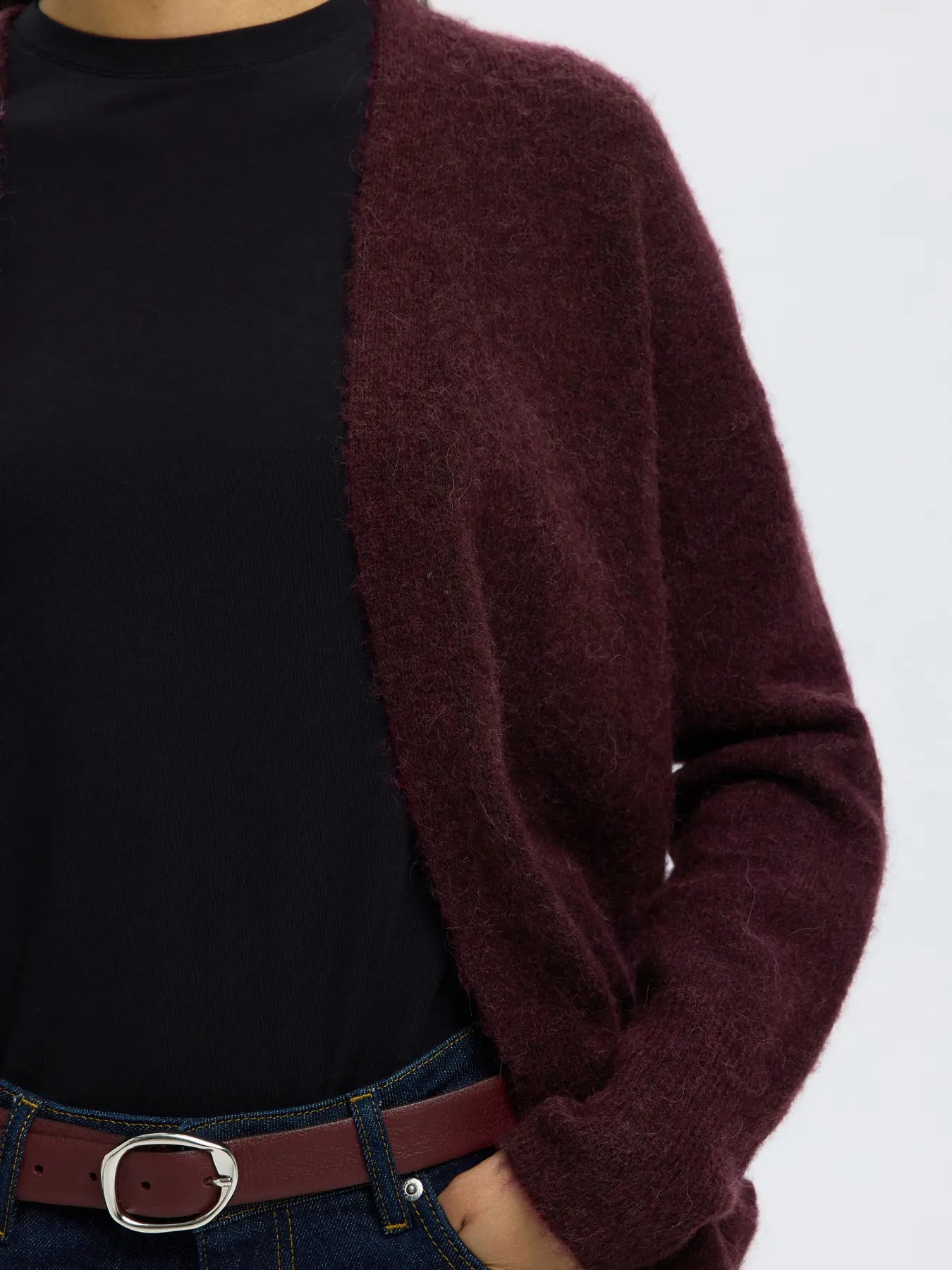selected-femme-naisten-neuletakki-lulu-new-knit-long-cardigan-fig-melange-4