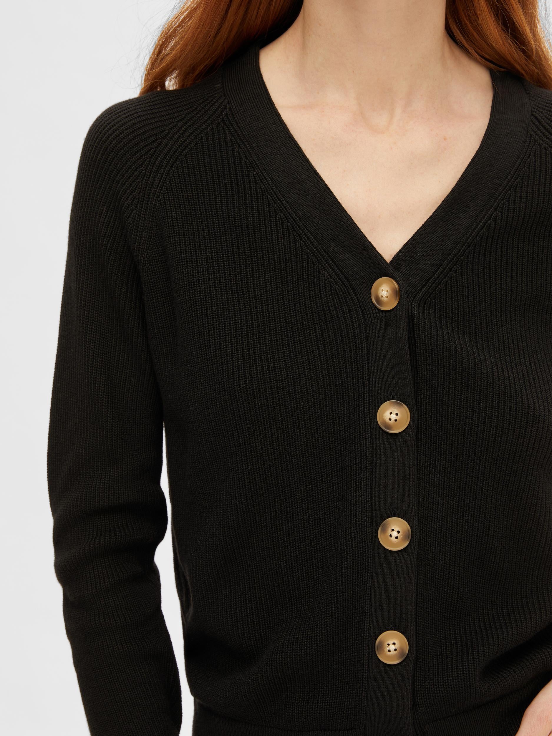 selected-femme-naisten-neuletakki-slfelinna-ls-knit-cardigan-musta-3