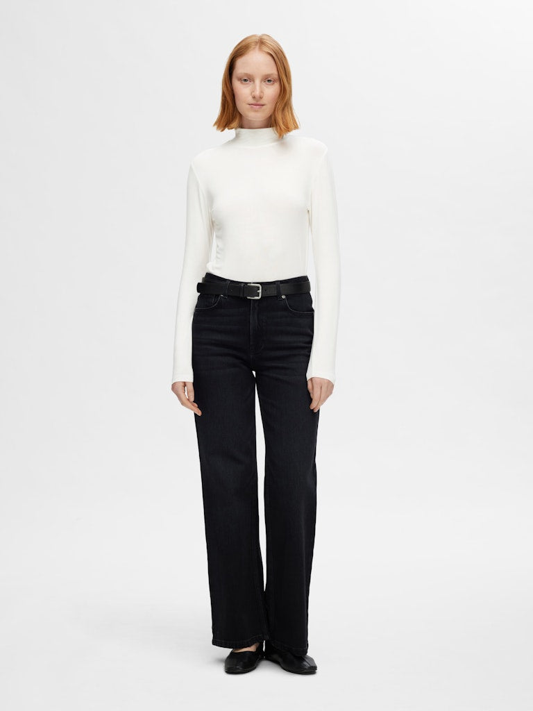 selected-femme-naisten-paita-slfmanja-ls-high-neck-noos-snow-white-4