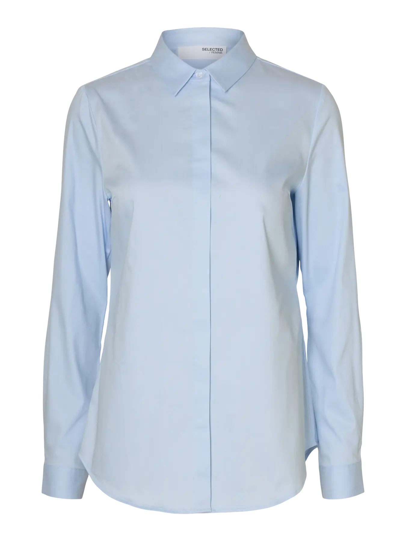selected-femme-naisten-paitapusero-slfromie-ls-fitted-shirt-light-blue-3