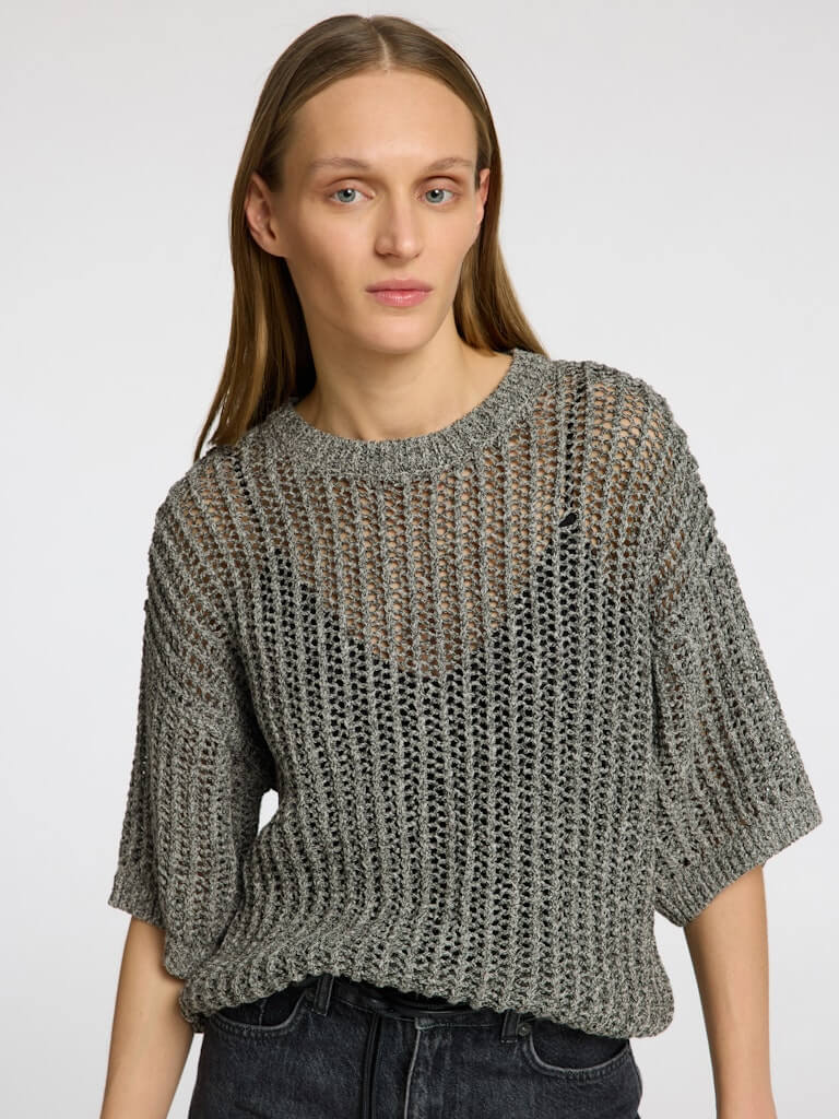 selected-femme-naisten-pusero-slfellen-2-4-knit-o-neck-vaaleanharmaa-1