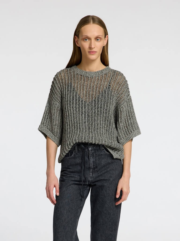 selected-femme-naisten-pusero-slfellen-2-4-knit-o-neck-vaaleanharmaa-4