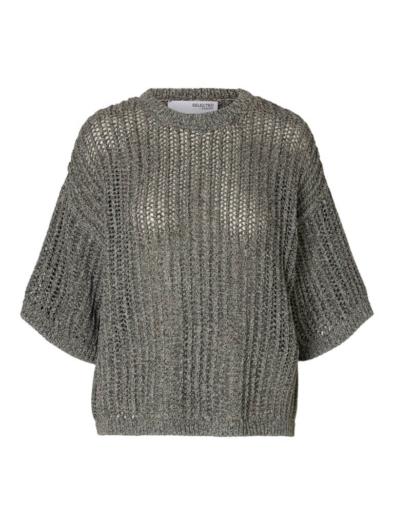 selected-femme-naisten-pusero-slfellen-2-4-knit-o-neck-vaaleanharmaa-5