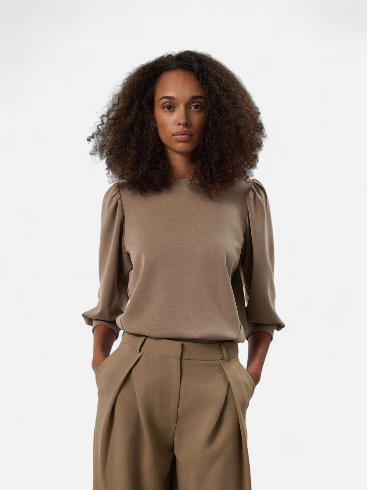Selected Femme Naisten Pusero, SLFTENNY 3/4 SWEAT TOP NOOS Kitti - Kekäle.fi