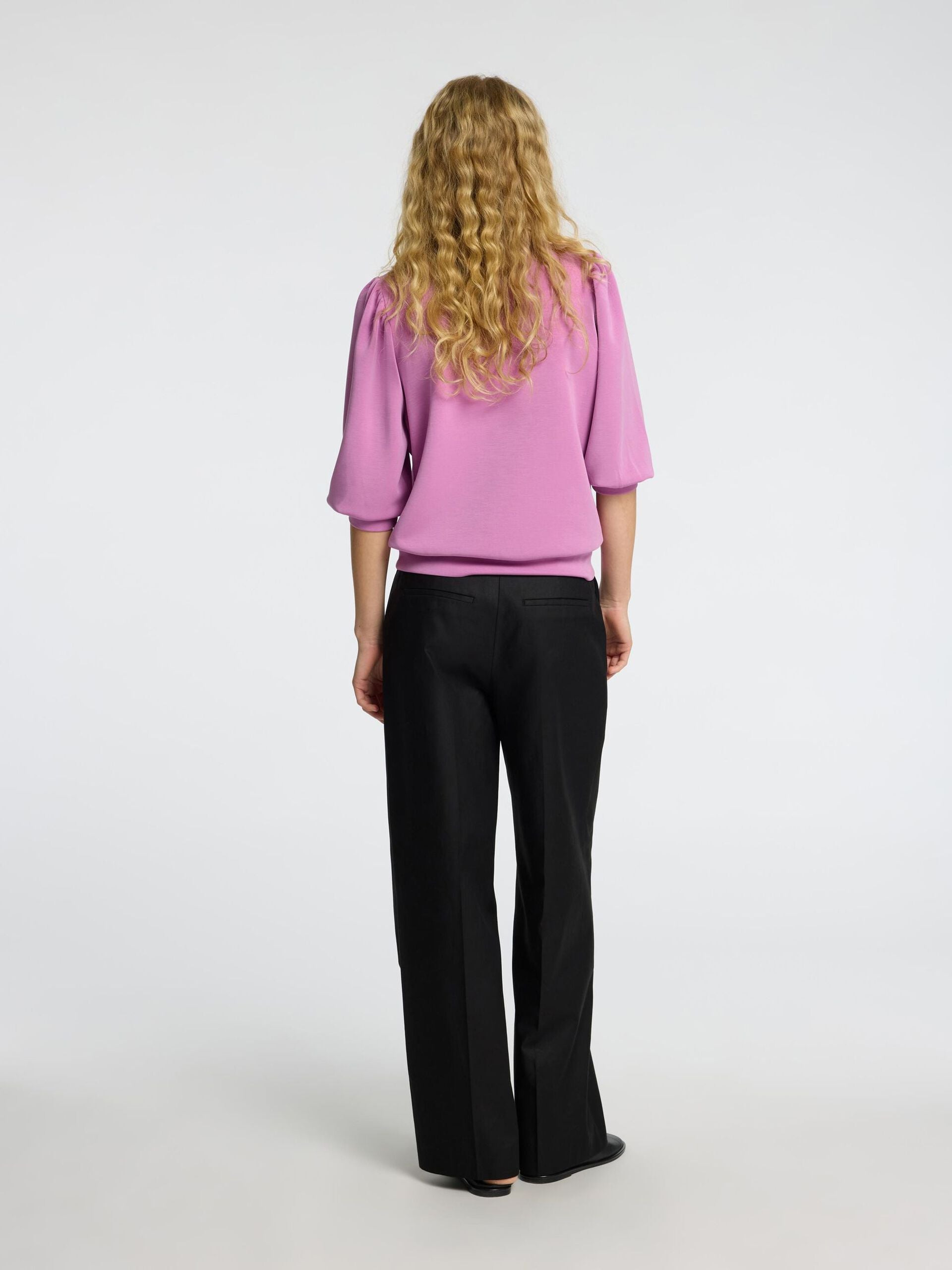 selected-femme-naisten-pusero-slftenny-3-4-sweat-top-noos-vadelma-2