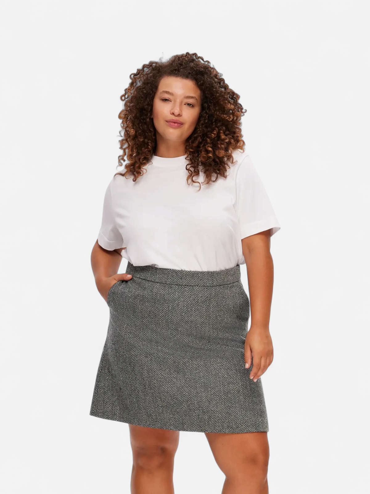Selected Femme Naisten T-Paita, SLFESSENTIAL SS BOXY TEE NOOS Bright White - Kekäle.fi
