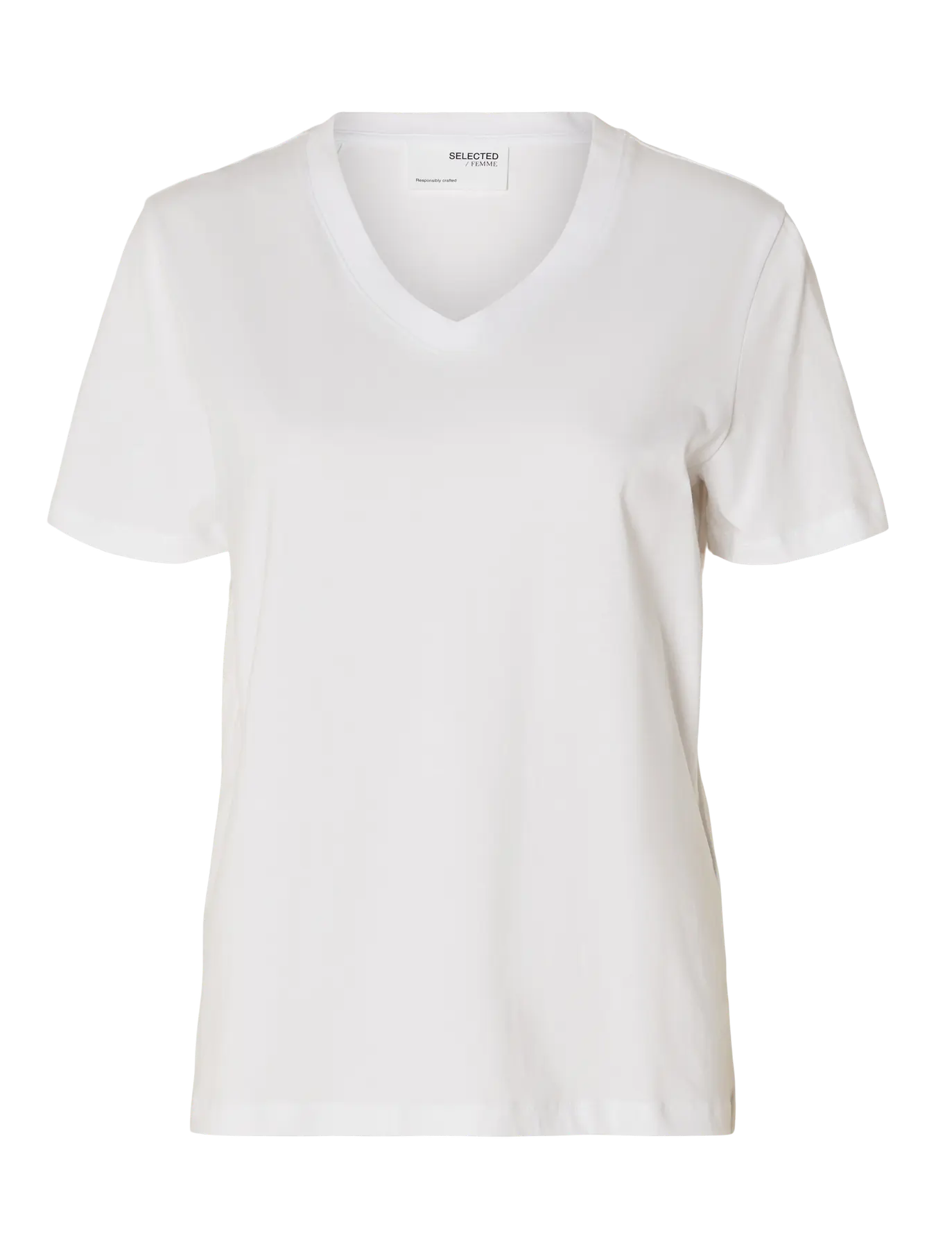 selected-femme-naisten-t-paita-slfessential-ss-v-neck-tee-noos-bright-white-3