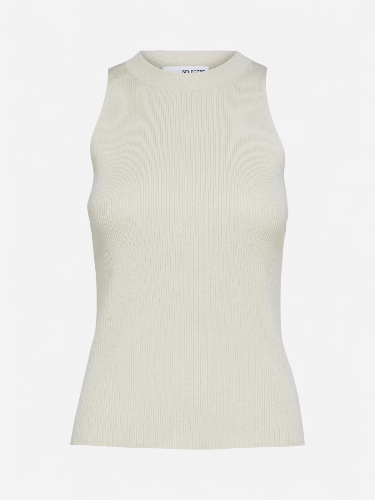 Selected Femme Naisten Toppi, SLFOLINA SL KNIT TOP Luonnonvalkoinen - Kekäle.fi
