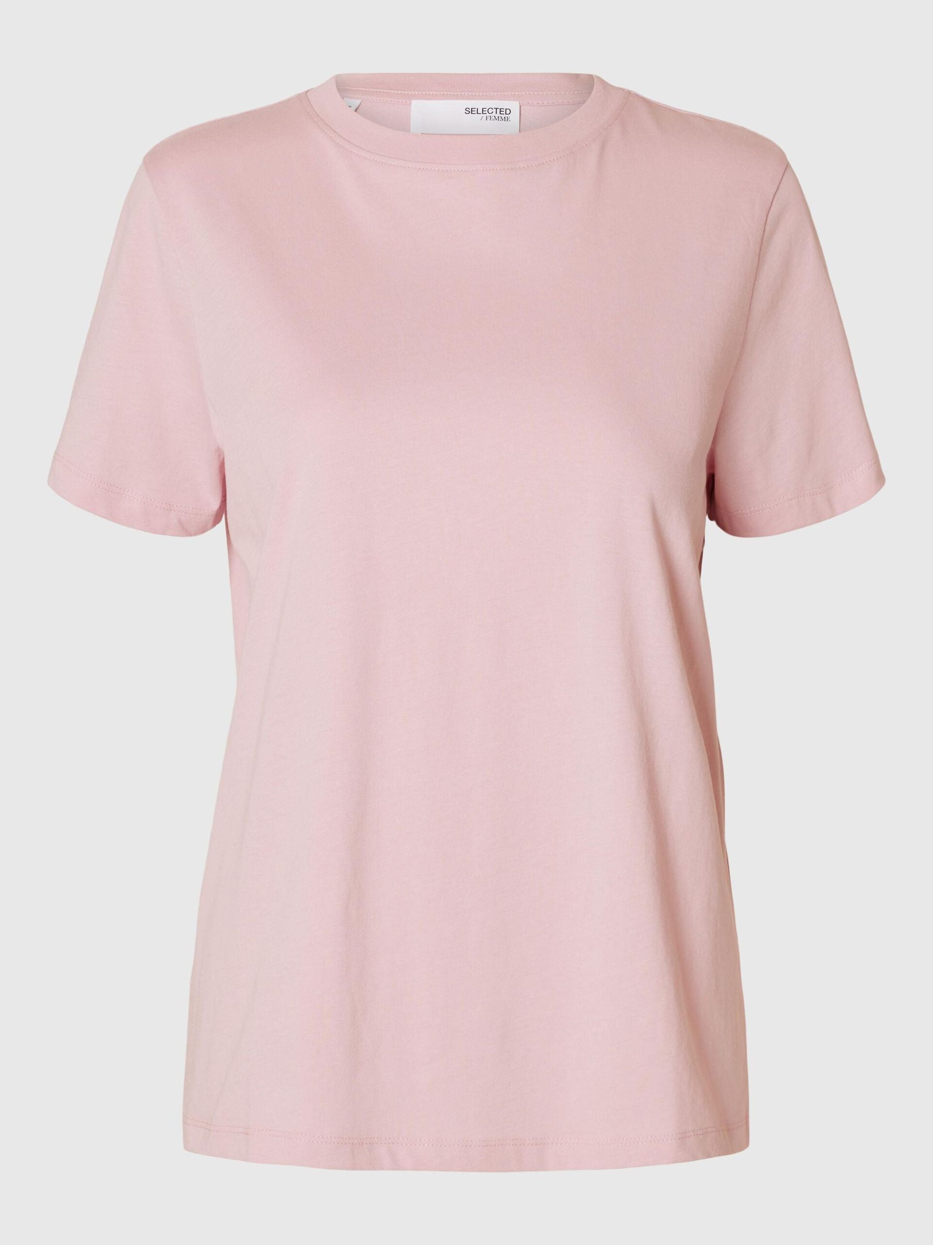 selected-femme-t-paita-slfmyessential-ss-o-neck-tee-vaaleanpunainen-3