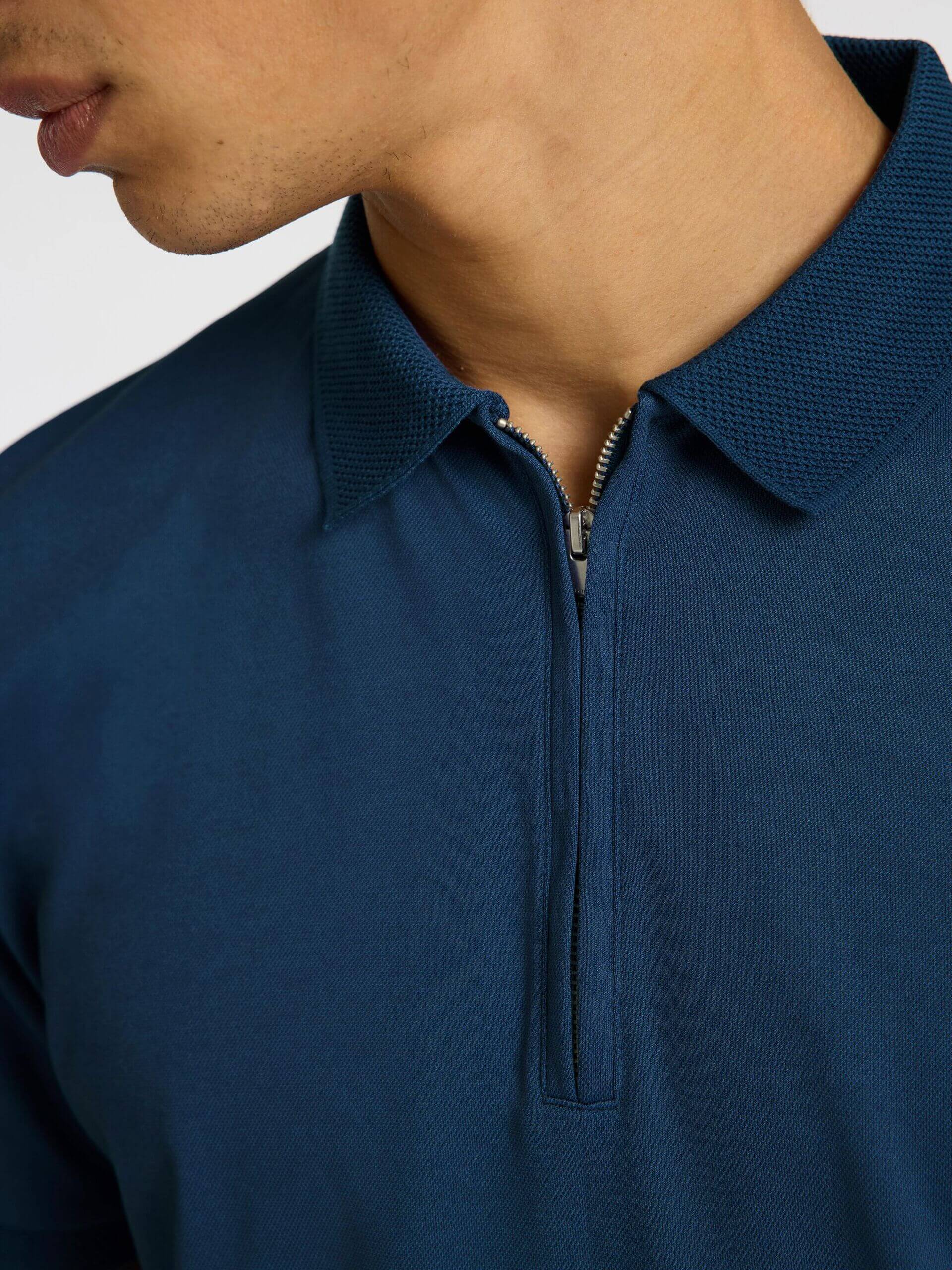selected-homme-fave-zip-polo-sininen-5