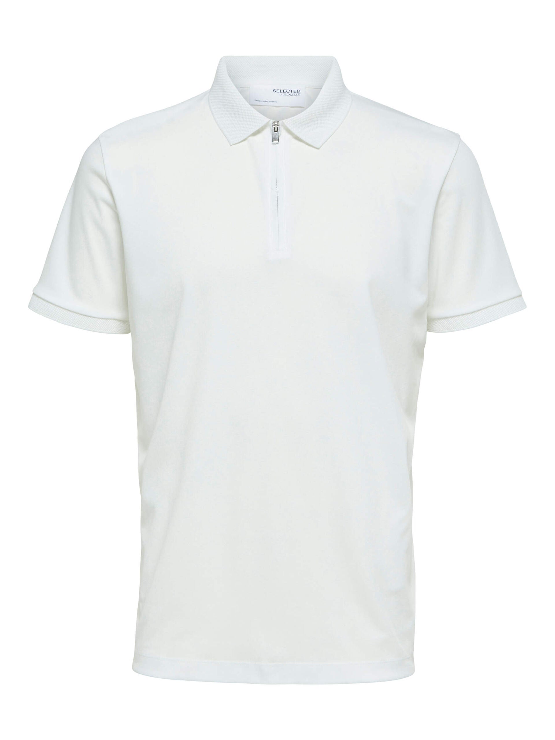 selected-homme-fave-zip-polo-valkoinen-3