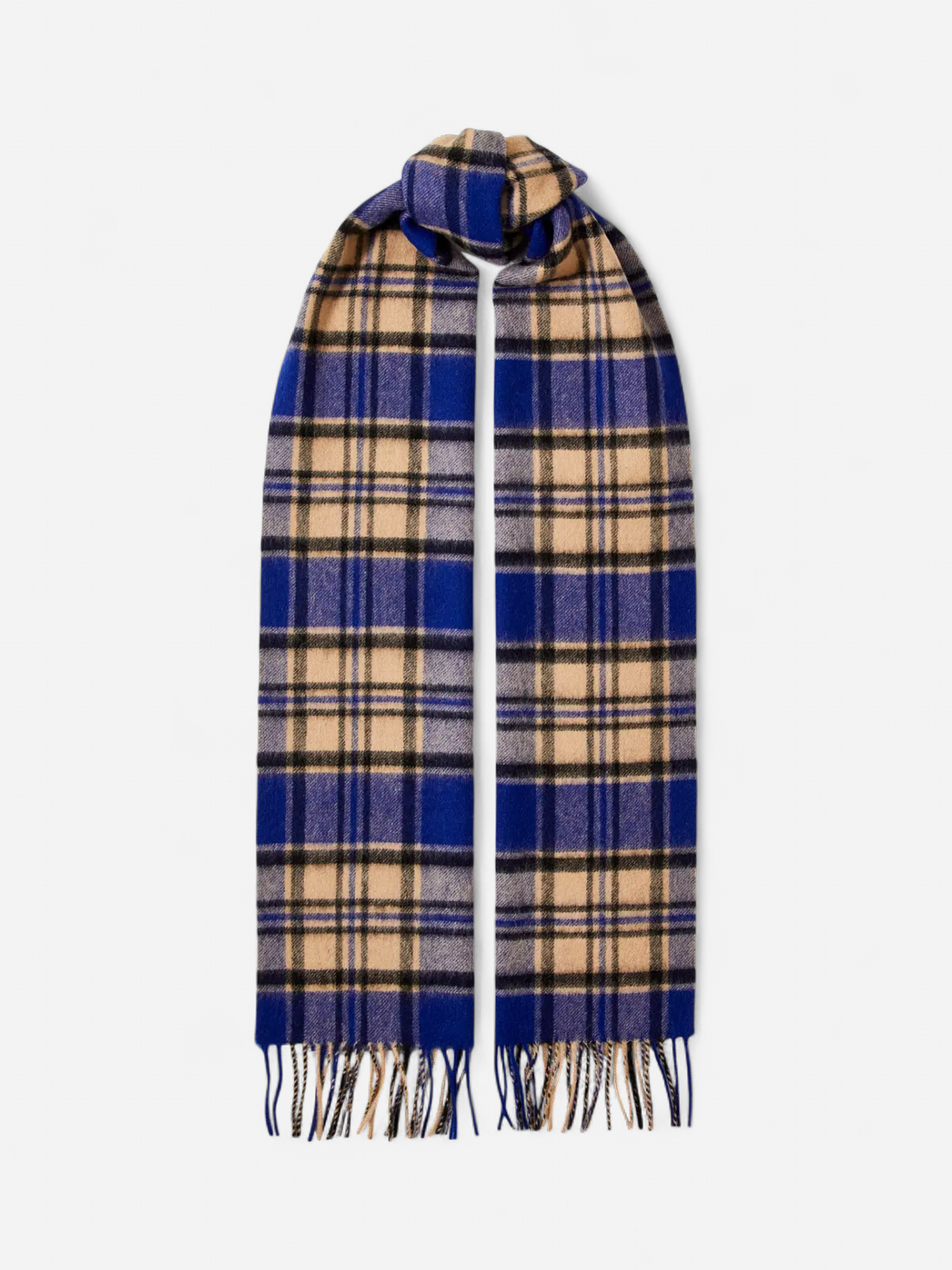 Selected huivi, TOPE WOOL CEHCK SCARF Set Sail Tartan - Kekäle.fi