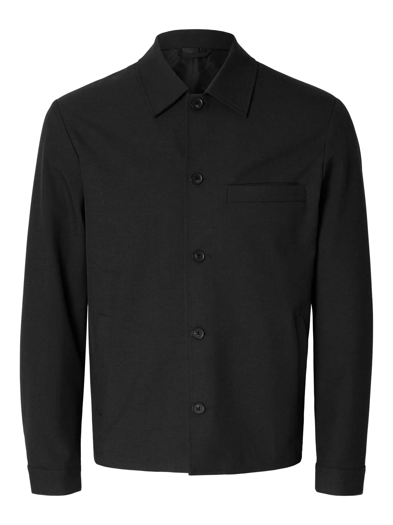 selected-miesten-bleiseri-robert-overshirt-black-3