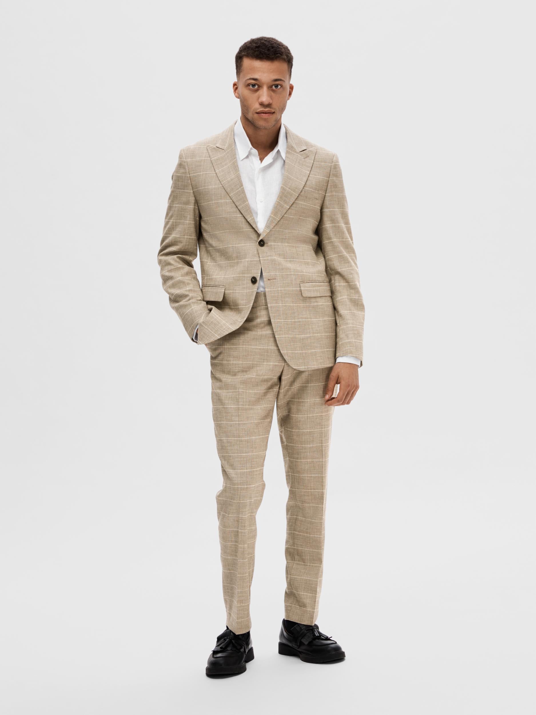 selected-miesten-bleiseri-slim-oasis-sand-check-nos-ruskea-ruutu-6