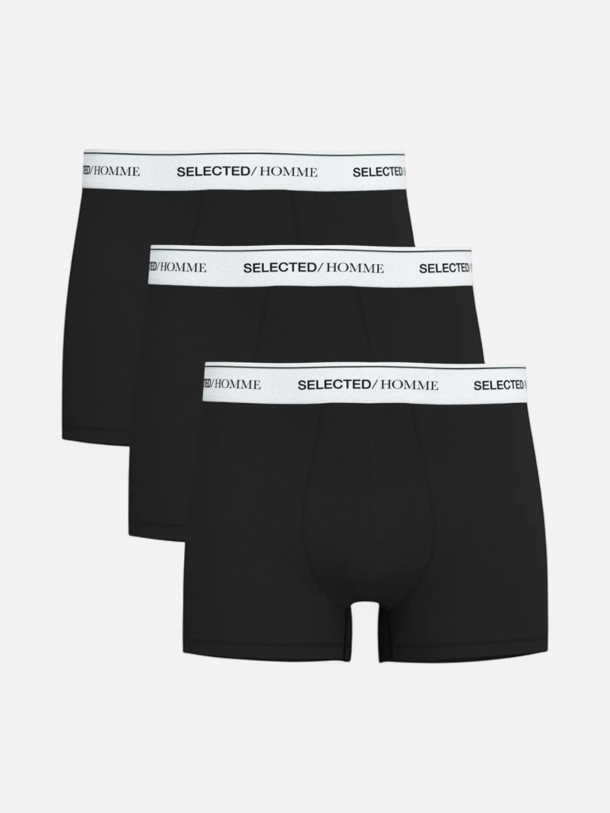 Selected miesten bokserit, LIAM 3-PACK TRUNK Musta - Kekäle.fi